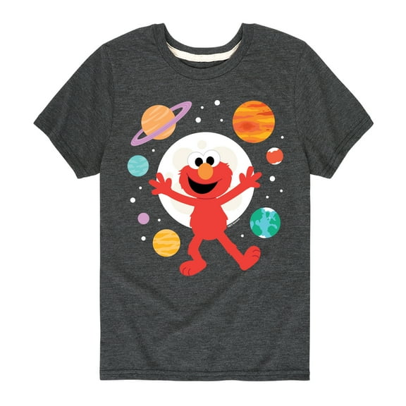 Sesame Street - Space Elmo - Toddler and Youth Short Sleeve Graphic T-Shirt