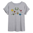 thumbnail image 1 of Sesame Street - Ss Soccer Jersey - Women's Oversized Graphic T-Shirt, 1 of 4