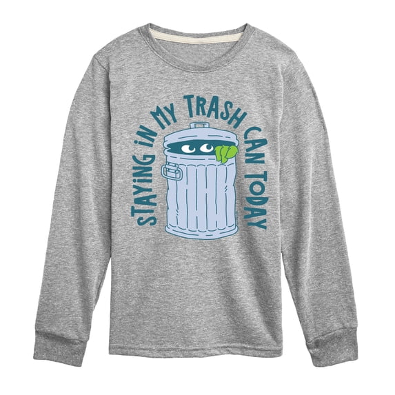 Sesame Street - Staying In My Can - Toddler and Youth Long Sleeve T-Shirt