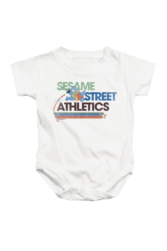 Street Athletics Unisex Infant Snap Suit for Baby, White, Small