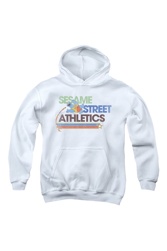 Street Athletics Youth Kids Boy/Girls Pull-Over Hoodie, White, Small