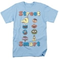 thumbnail image 1 of Sesame Street Street Smart Unisex Adult T Shirt (Medium) Light Blue, 1 of 6