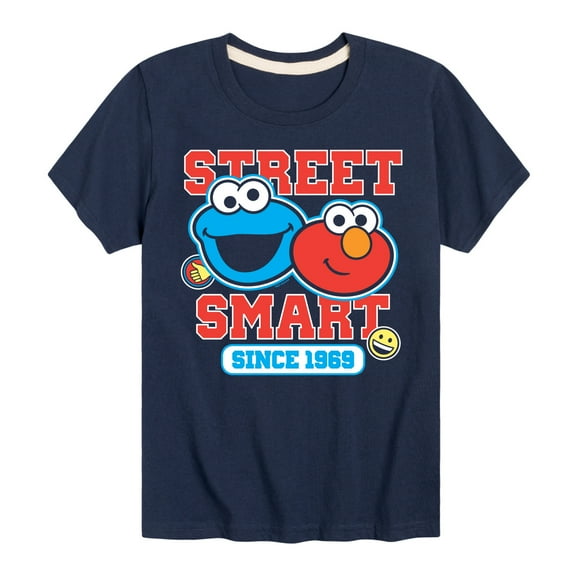 Sesame Street - Street Smart - Toddler and Youth Short Sleeve Graphic T-Shirt