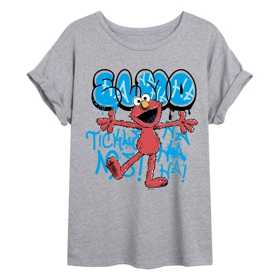 Sesame Street - Streetwear Elmo - Women's Oversized Graphic T-Shirt