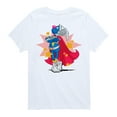 thumbnail image 1 of Sesame Street - Super Grover Stance - Toddler and Youth Short Sleeve Graphic T-Shirt, 1 of 5