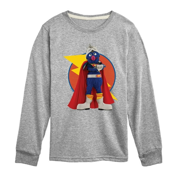 Sesame Street - Super Grover - Toddler and Youth Long Sleeve T-Shirt