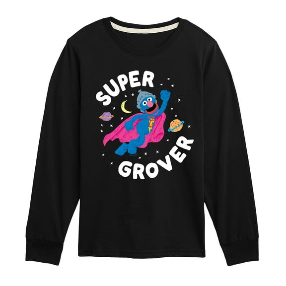 Sesame Street - Super Grover - Toddler and Youth Long Sleeve T-Shirt