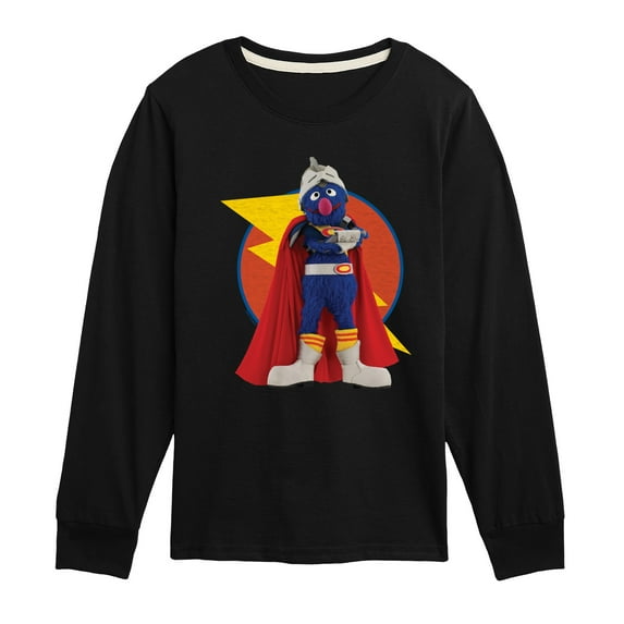 Sesame Street - Super Grover - Toddler and Youth Long Sleeve T-Shirt