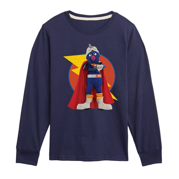 Sesame Street - Super Grover - Toddler and Youth Long Sleeve T-Shirt