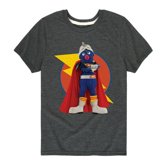 Sesame Street - Super Grover - Toddler and Youth Short Sleeve Graphic T-Shirt