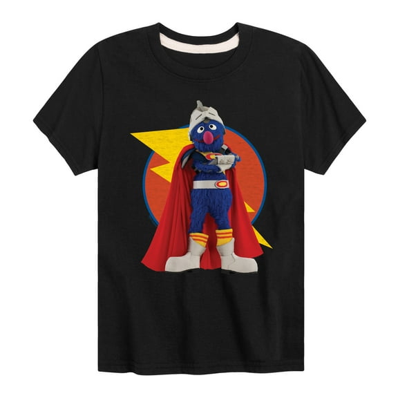 Sesame Street - Super Grover - Toddler and Youth Short Sleeve Graphic T-Shirt