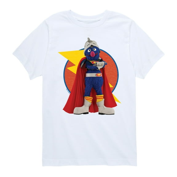 Sesame Street - Super Grover - Toddler and Youth Short Sleeve Graphic T-Shirt