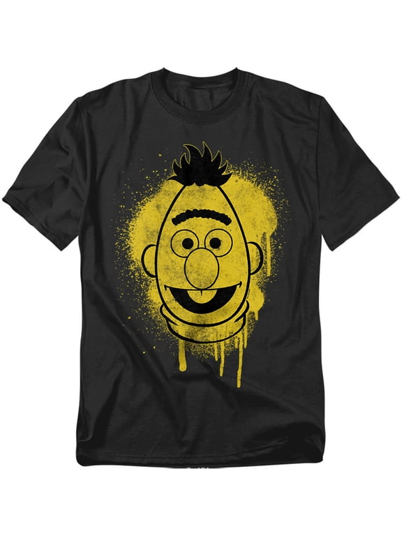 T-Shirt Bert Graffiti Spray Face Unisex Graphic Tee for Men & Women