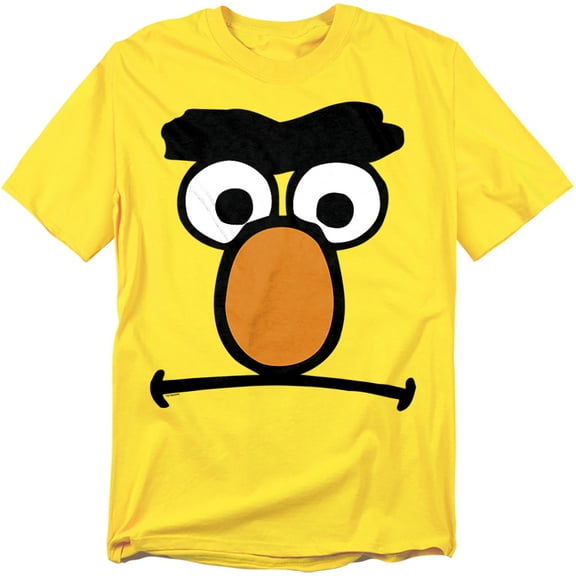 Sesame Street T-Shirt Bert Retro Frown Face Unisex Graphic Tee for Men & Women
