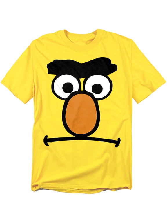 T-Shirt Bert Retro Frown Face Unisex Graphic Tee for Men & Women