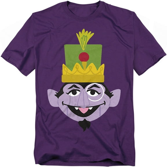Sesame Street T-Shirt Christmas Nutcracker Count Unisex Graphic Tee for Men & Women