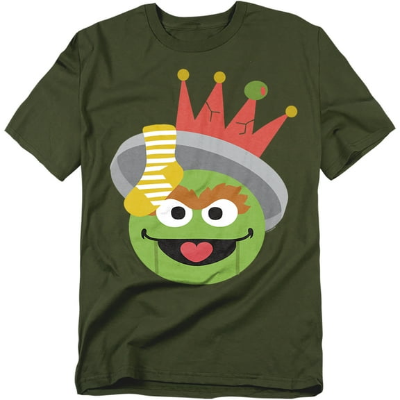 Sesame Street T-Shirt Christmas Nutcracker Oscar The Grouch Unisex Graphic Tee for Men & Women
