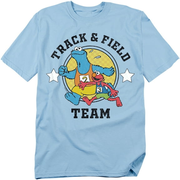 Sesame Street T-Shirt Elmo Track Field Unisex Graphic Tee for Men & Women
