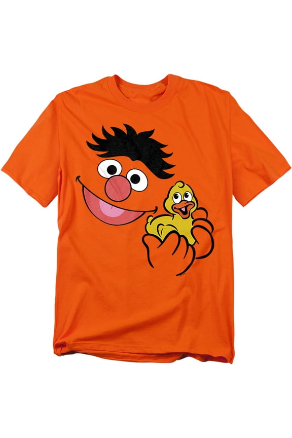 T-Shirt Ernie Holding Rubber Duckie Unisex Graphic Tee for Men & Women