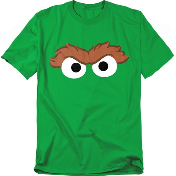 Sesame Street T-Shirt Oscar The Grouch Eyes Unisex Graphic Tee for Men & Women