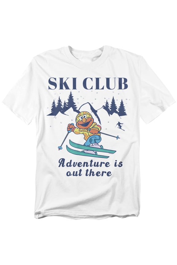 T-Shirt Ski Club Adventure With Elmo Unisex Graphic Tee for Men & Women