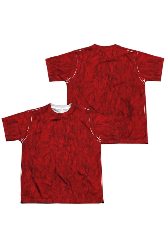 Sesame Street TV Show Elmo Costume Boys Youth Front/Back Print T-Shirt Tee