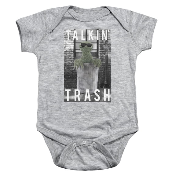 Sesame Street - Talkin Trash - Infant Snapsuit - 6 Month