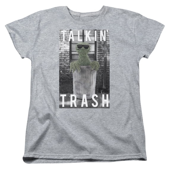 Sesame Street - Talkin Trash - Women's Short Sleeve Shirt - X-Large