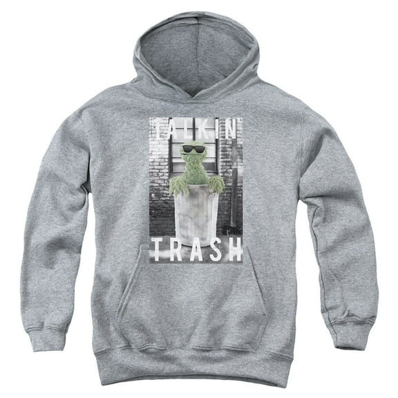 Sesame Street - Talkin Trash - Youth Hooded Sweatshirt - Small