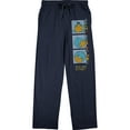thumbnail image 1 of Sesame Street That's How Me Roll Men's Navy Sleep Pajama Pants-XXL, 1 of 5