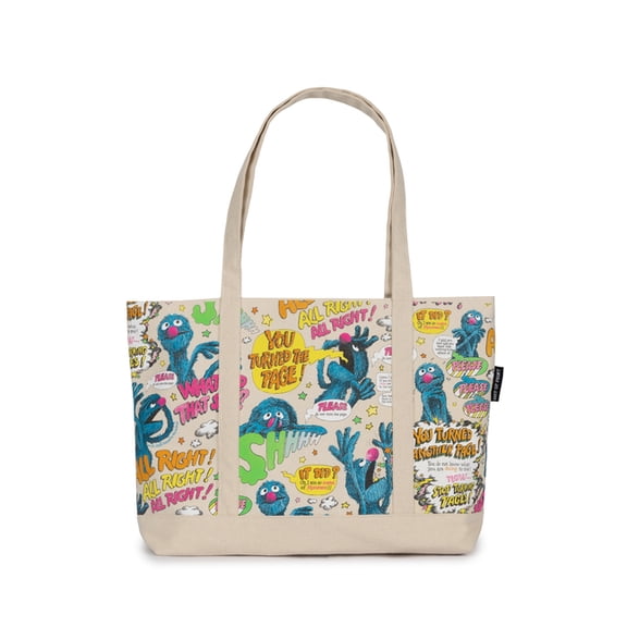 Sesame Street: The Monster at the End of This Book Large Zippered Tote, (Hardcover)