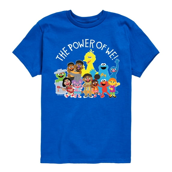 Sesame Street - The Power Of We - Toddler and Youth Short Sleeve Graphic T-Shirt