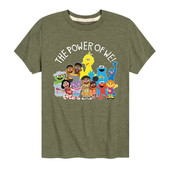 Sesame Street - The Power Of We - Toddler and Youth Short Sleeve Graphic T-Shirt