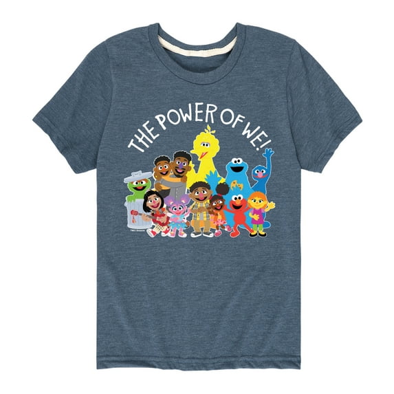 Sesame Street - The Power Of We - Toddler and Youth Short Sleeve Graphic T-Shirt