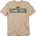 thumbnail image 1 of Sesame Street T-Shirt Tilted Logo Unisex Graphic Tee For Men & Women, 1 of 7