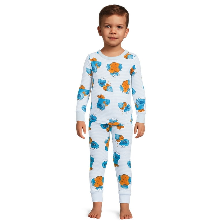 Sesame Street Toddler Boys Pajama Set 2 Piece Sizes 12M 5T