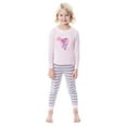 thumbnail image 1 of Sesame Street Toddler Girls' Abby Cadabby Heart 2 Piece Long Sleeve Pajama Set, 1 of 4