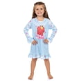 thumbnail image 1 of Sesame Street Toddler Girls Elmo Pajama Sweet Dreams Long Sleeve Raglan Ruffle Night Gown, 1 of 6