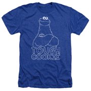 Sesame Street - Touch Cookie - Heather Short Sleeve Shirt - Small