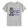 thumbnail image 1 of Sesame Street - Trash Talk - Toddler and Youth Short Sleeve Graphic T-Shirt, 1 of 5