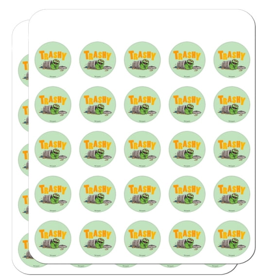 Sesame Street Trashy Oscar the Grouch Planner Calendar Scrapbooking Crafting Stickers