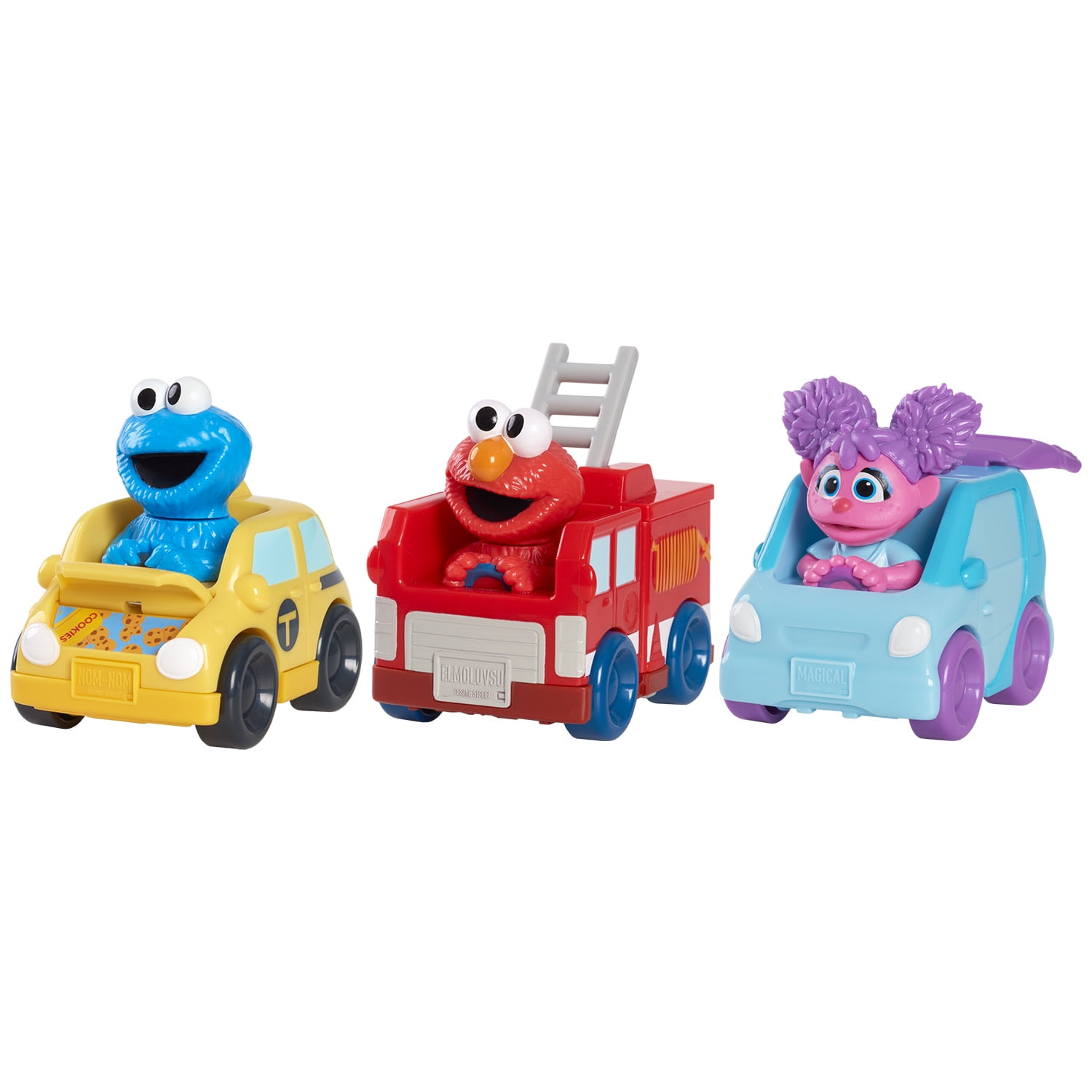 Sesame Street Twist and Pop Wheelies, Toy Vehicle Assortment, Styles May Vary, Ages 2+