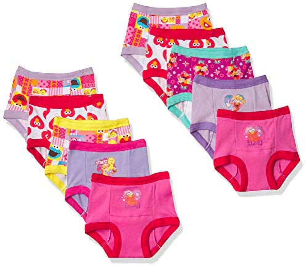 Sesame Street Unisex-Baby Potty Training Pants Multipack, SesameG10pk, 2T