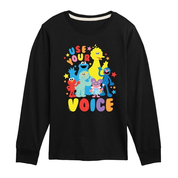 Sesame Street - Use Your Voice - Toddler and Youth Long Sleeve T-Shirt