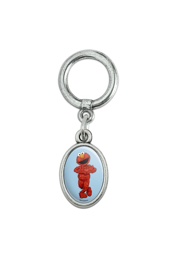 Sesame Street Vintage Elmo Shoe Sneaker Shoelace Oval Charm Jewelry