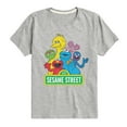 thumbnail image 1 of Sesame Street - Vintage Group - Toddler and Youth Short Sleeve Graphic T-Shirt, 1 of 5