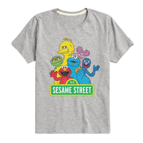 Sesame Street - Vintage Group - Toddler and Youth Short Sleeve Graphic T-Shirt