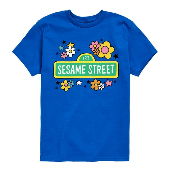 Sesame Street - Vintage Sesame Street Logo - Toddler and Youth Short Sleeve Graphic T-Shirt