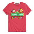 thumbnail image 1 of Sesame Street - Vintage Sesame Street Logo - Toddler and Youth Short Sleeve Graphic T-Shirt, 1 of 5