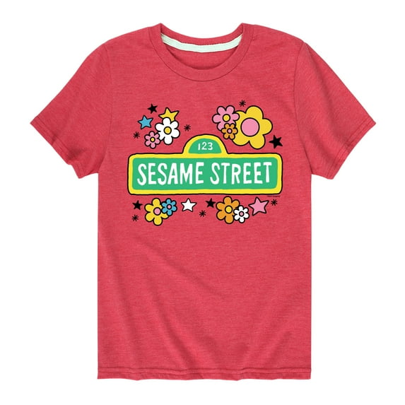 Sesame Street - Vintage Sesame Street Logo - Toddler and Youth Short Sleeve Graphic T-Shirt